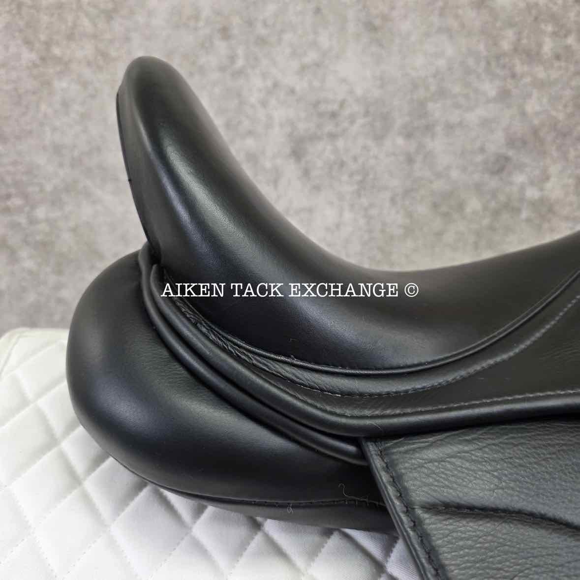 2022 Sella Soleil Passagio Dressage Saddle, 17" Seat, MW/W Tree, Wool Flocked Panels