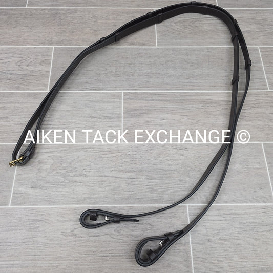 Leather Reins with Hand Stops, Brown, 53"