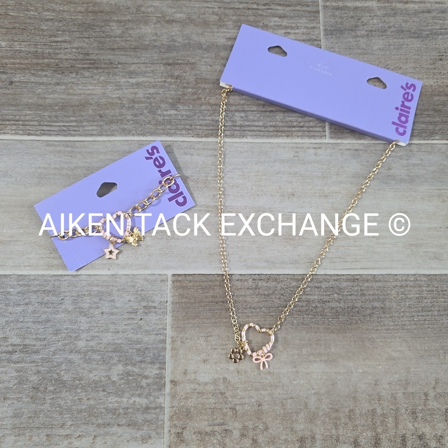 Claire's Jewelry Bundle - 1 Bracelet, 1 Necklace