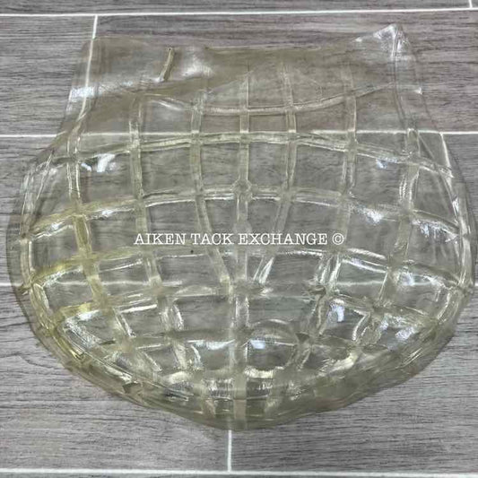 Roma Gel Rear Riser Pad, One Size, Clear (some discoloration), Brand New
