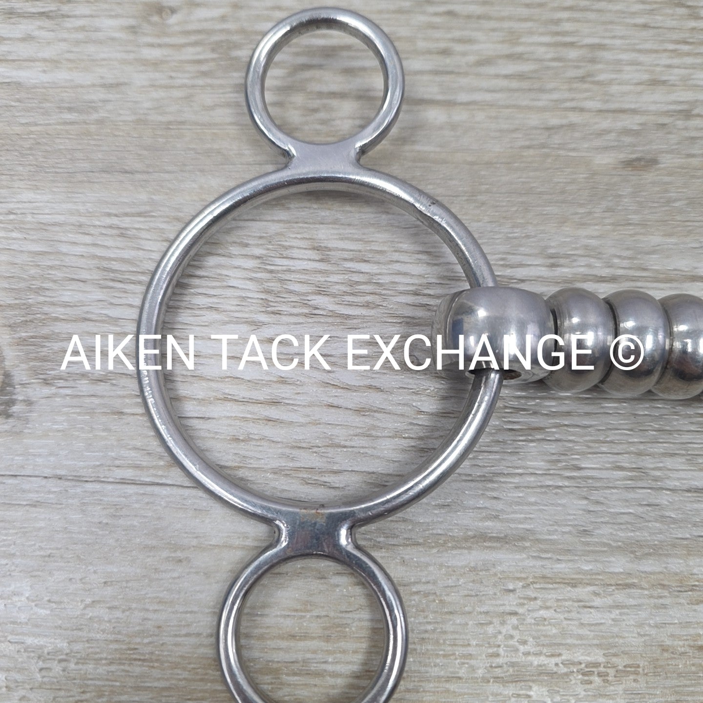 Single Joint Cherry Roller 3 Ring Gag Bit 5.5"