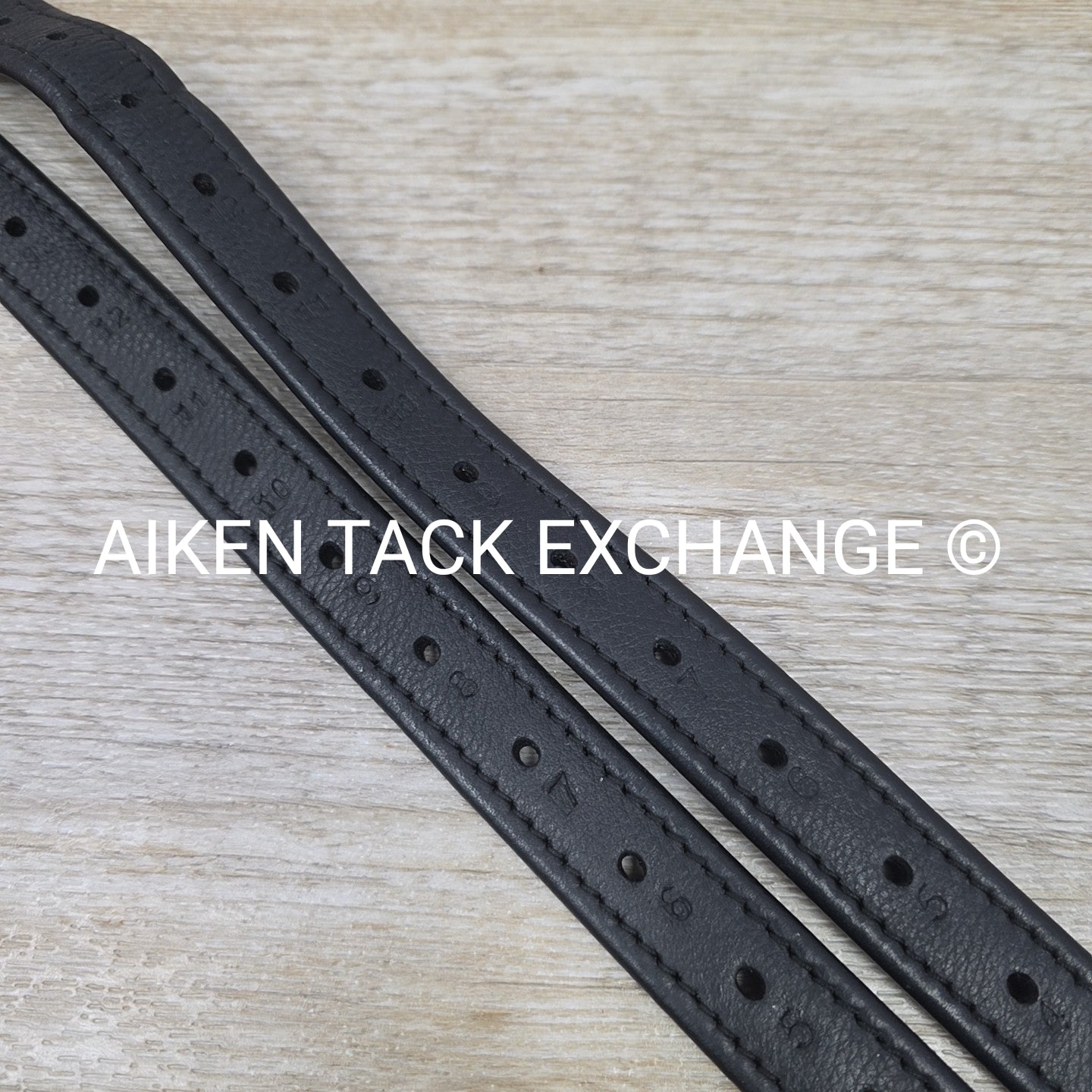 KL Select Black Oak Stirrup Leathers, Black, 63"