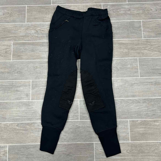 TuffRider Fleece Knee Patch Riding Tights, Women's 30 (has blemishes)