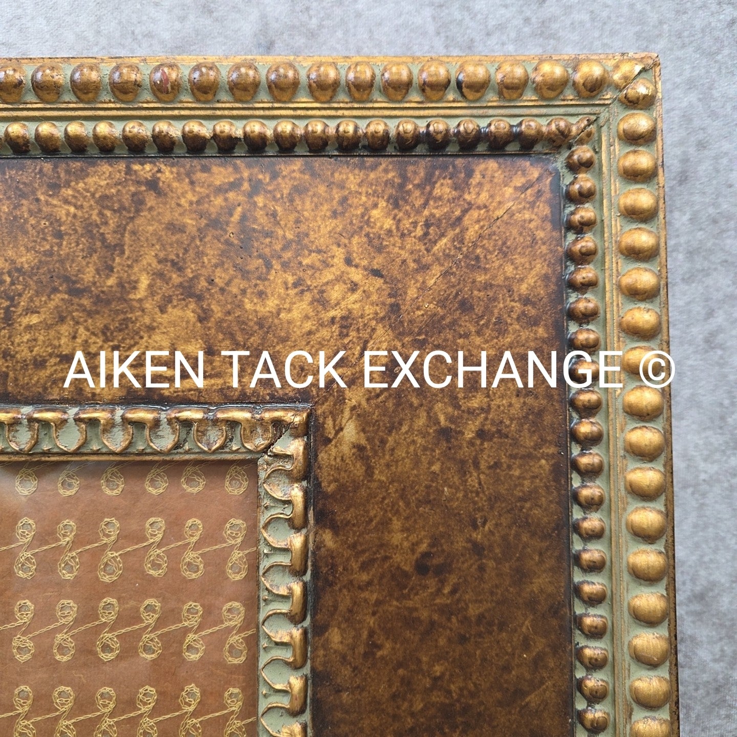 PL. 10 Nougat by L. Penicut, Embroidered, Matted, Framed, 31" x 27"