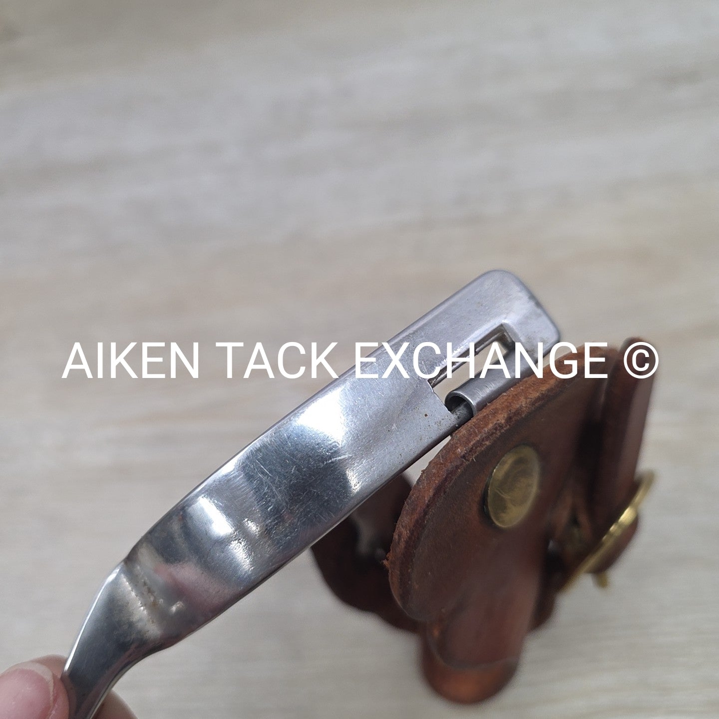 Western Rowel Spurs with Leather Straps