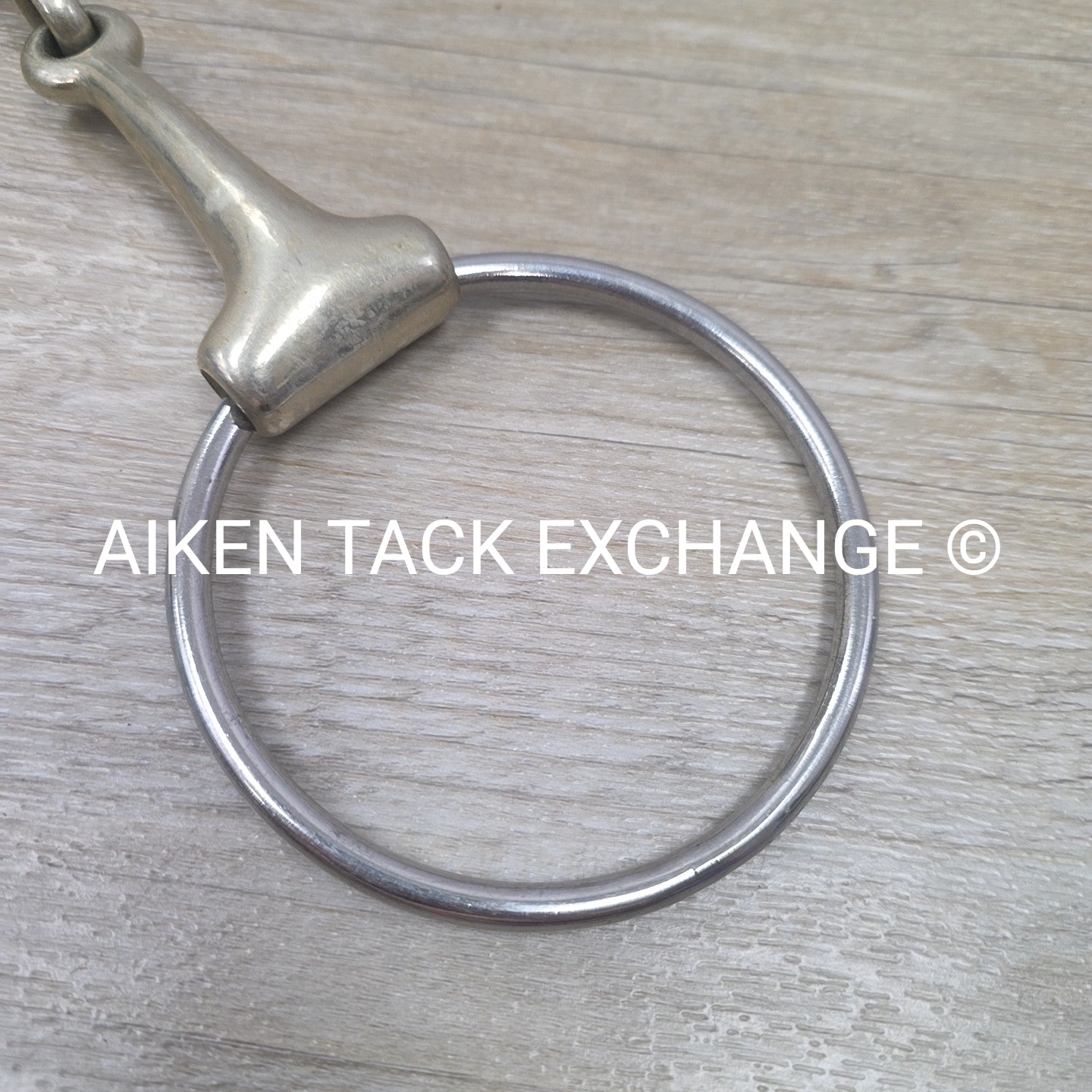 Herm Sprenger Single Joint Large Ring Eggbutt Loose Ring Bit 5.5"
