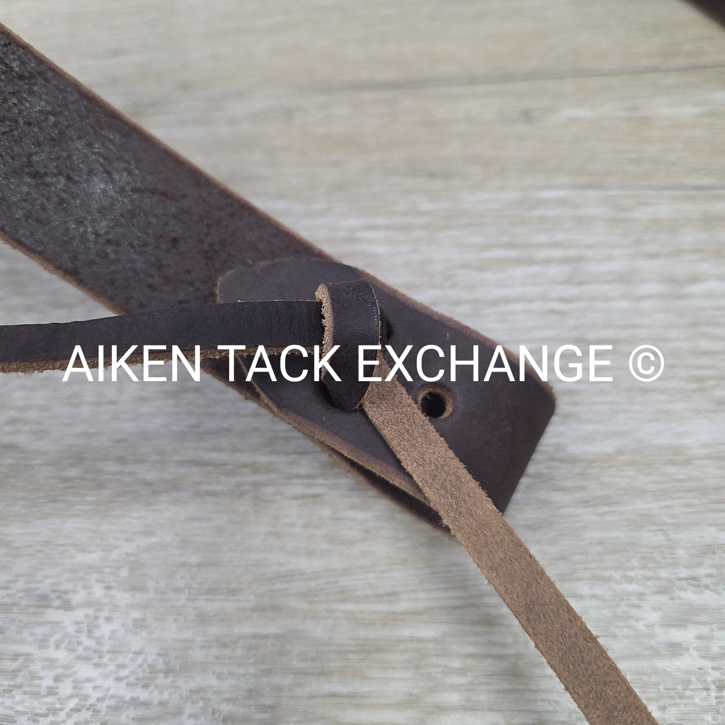 Leather Latigo Cinch Tie Strap, Brown