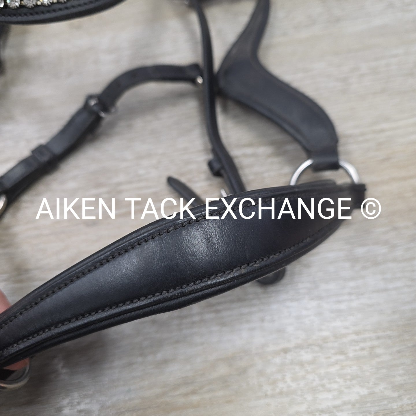 Tota Comfort System Drop Noseband Bridle, No Reins, Black, Size Full