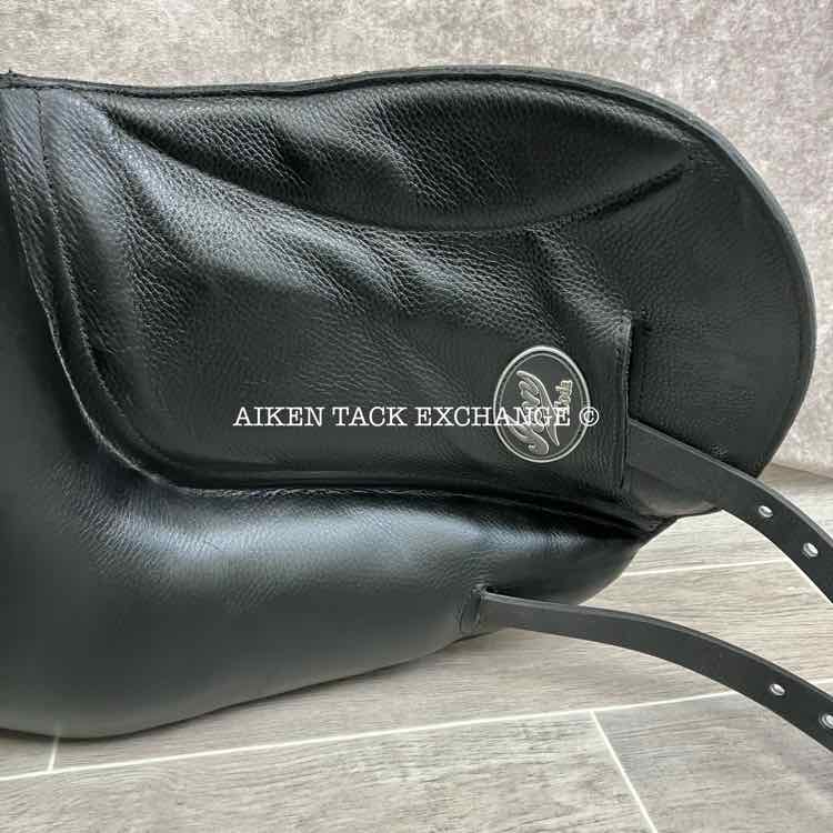 2021 Custom Saddlery Icon Coda W Monoflap Dressage Saddle, 17.5" Seat, Adjustable Tree, Wool Flocked Panels