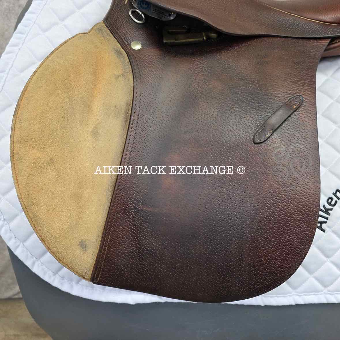 Stubben Siegfried All Purpose Saddle, 17" Seat, 32cm Tree - Wide, Wool Flocked Panels