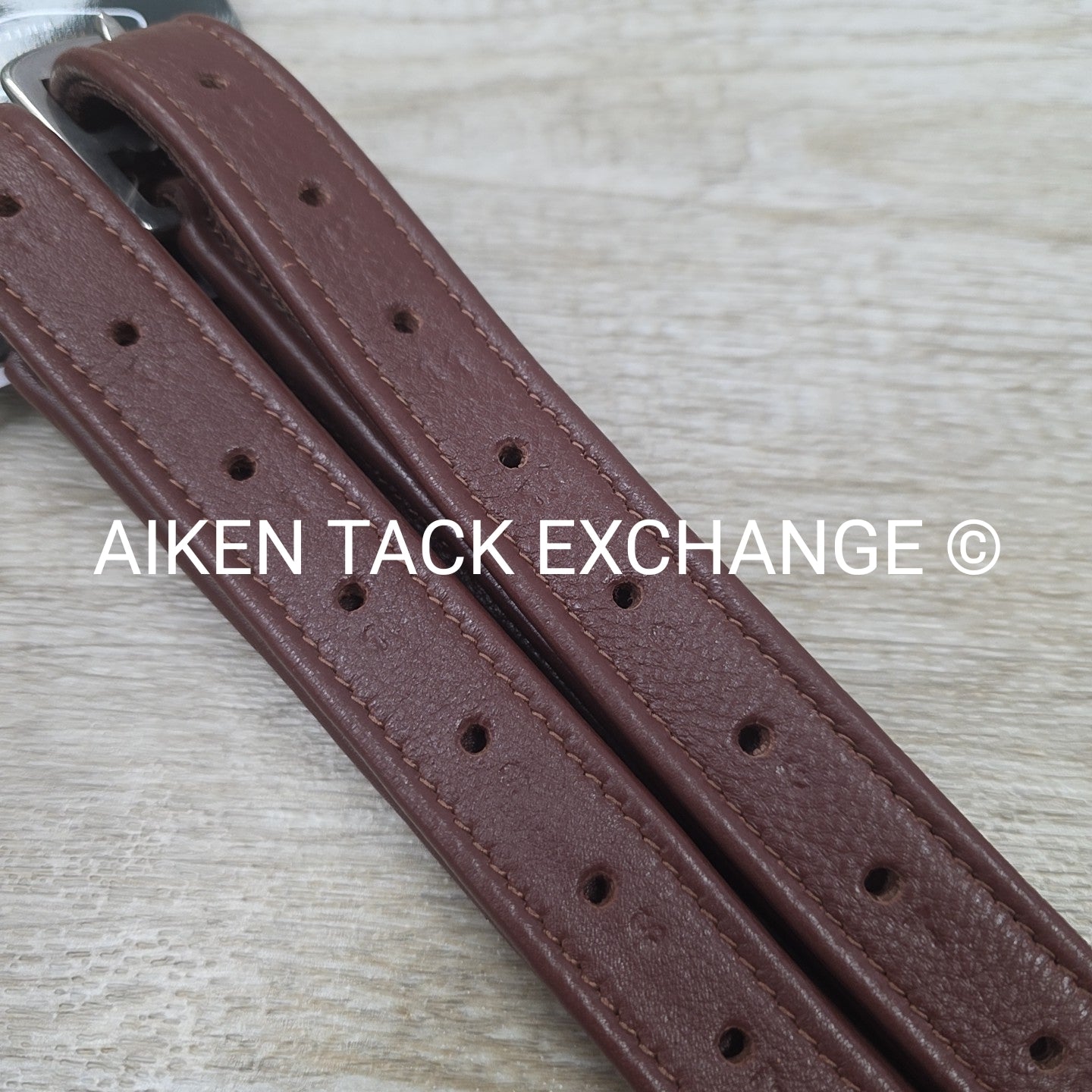 HDR Triple Covered Stirrup Leathers, Australian Nut, 48"