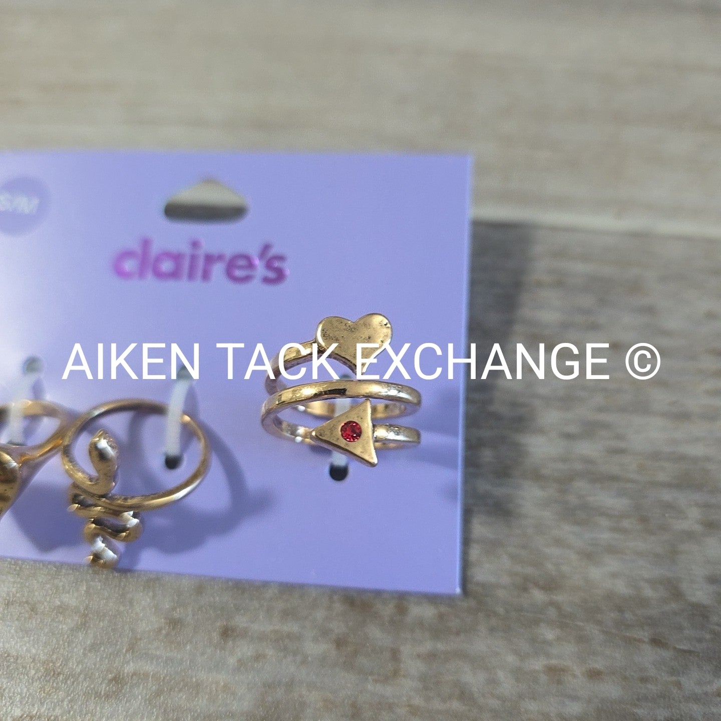 Claire's Ring Set (3) - Size S/M