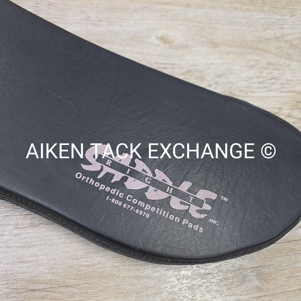 Saddle Right Orthopedic Leather Half Pad, 21" (17"-17.5")