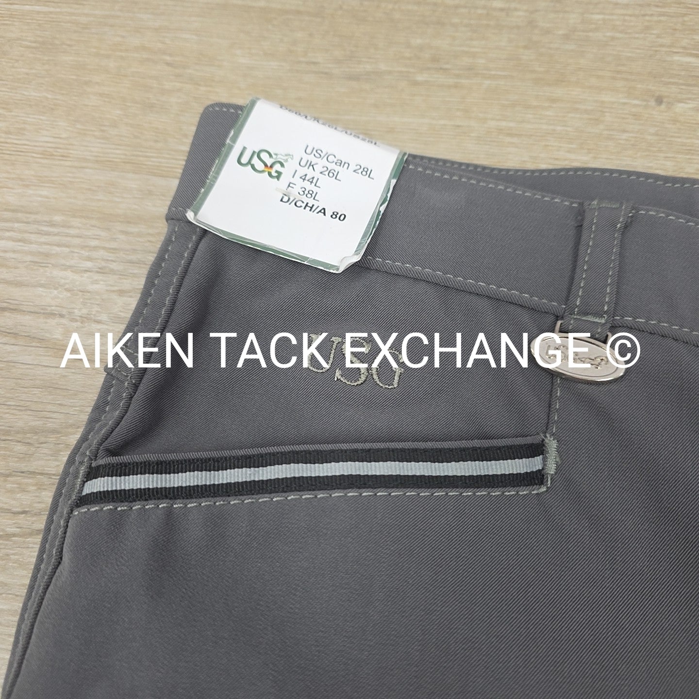 KL Select USG Ava Silicone Full Seat Breeches, Women's Size 28 L