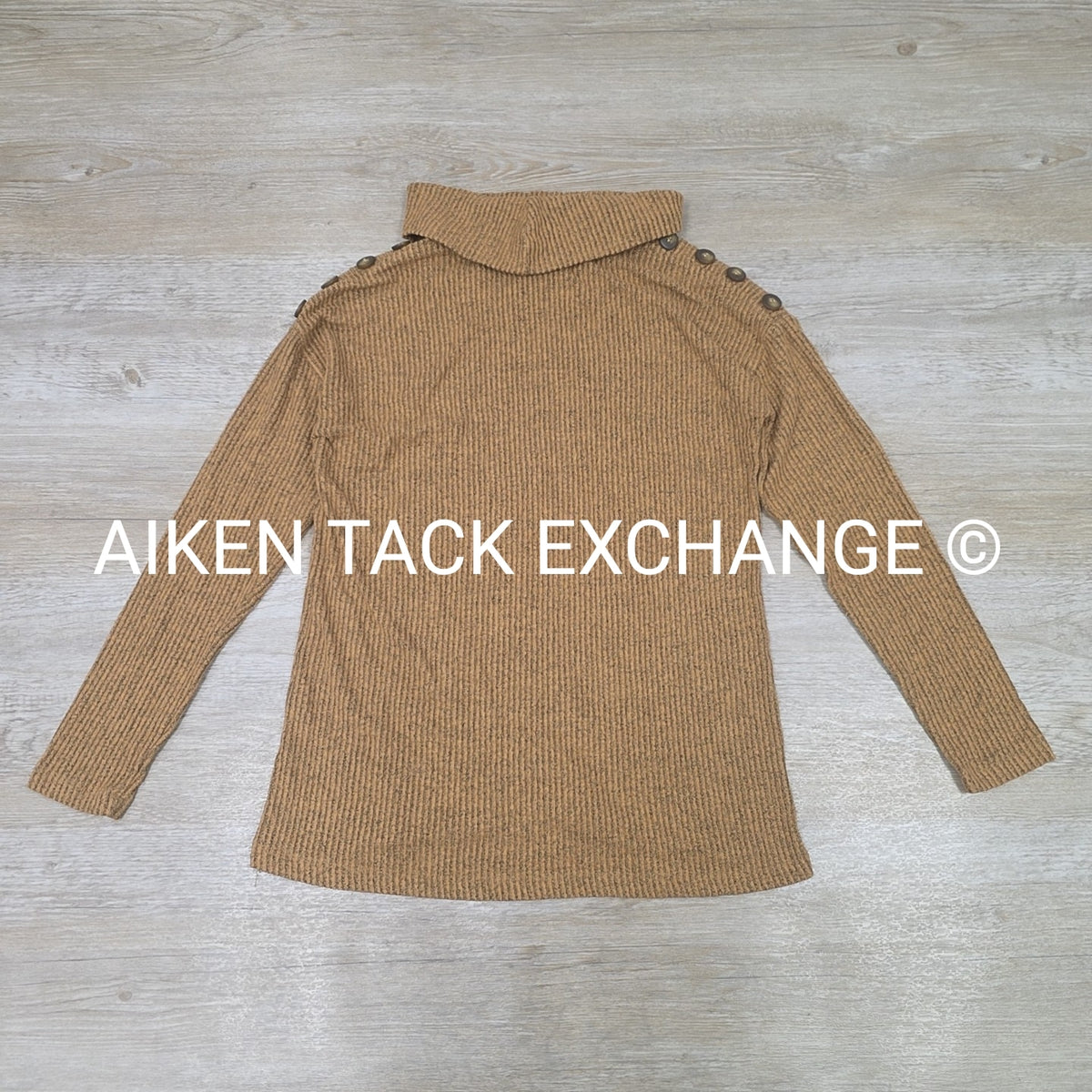 Joan Vass Long Sleeve Top, Size Small