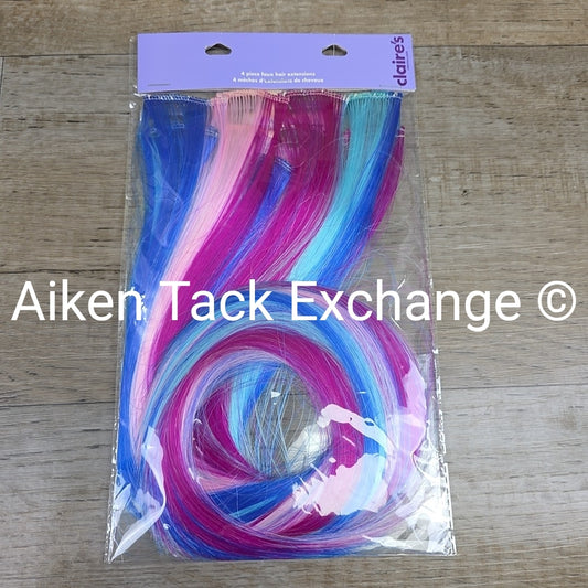 Claire's Faux Hair Extensions, 4 Pieces