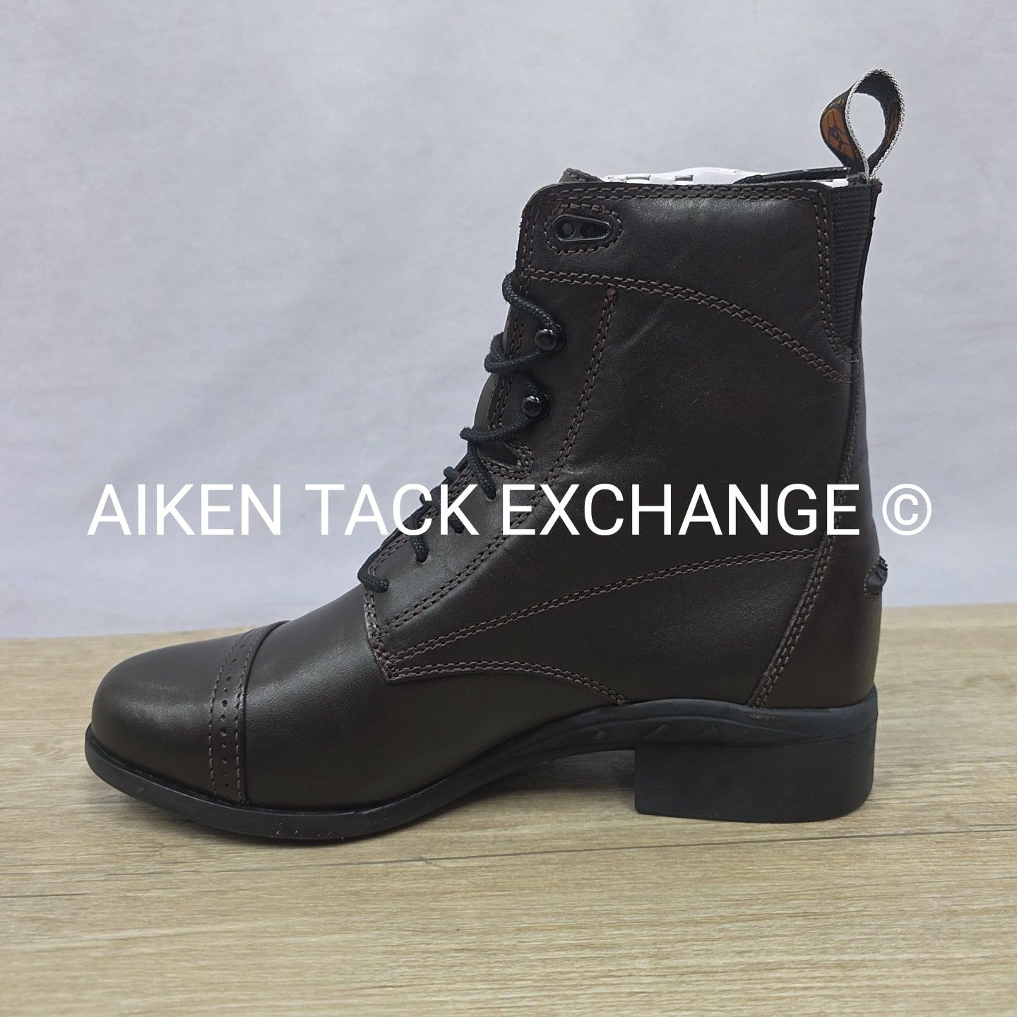 Ariat Heritage III Laced Paddock Boots, Brown, Brand New, Women's 6.5 B