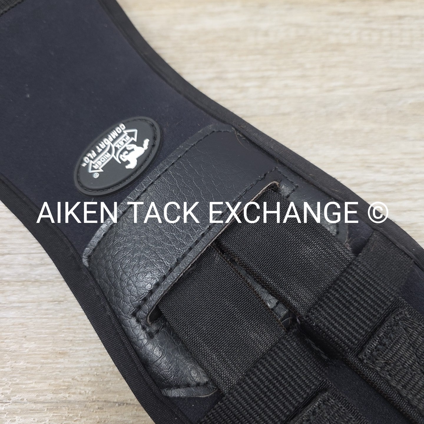 Flex Rider Comfort Flo Memory Foam Dressage Girth, Black, 28"