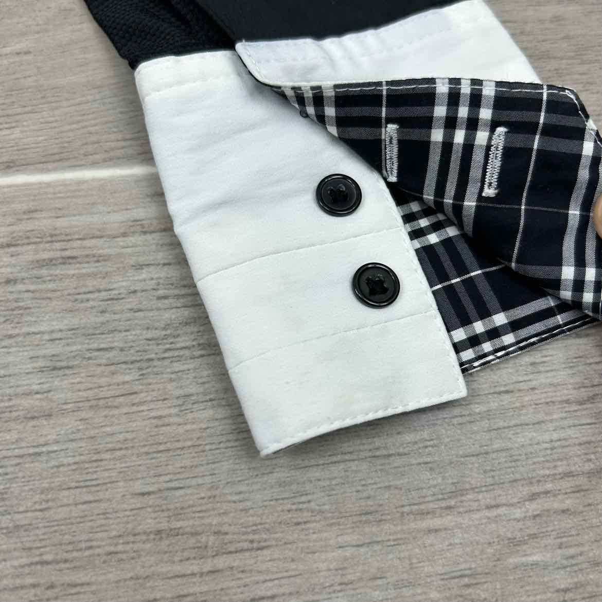 Asmar Equestrian Long Sleeve Show Shirt, Size Medium