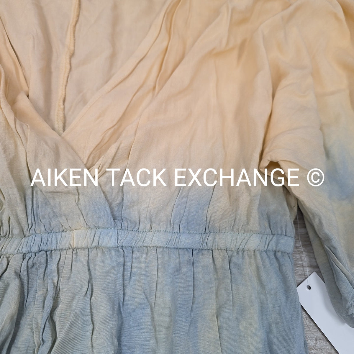 Venus Short Sleeve Ombre Long Dress, Size Small