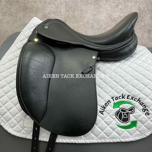 2022 Prestige Lucky Idol Dressage Saddle, 16" Seat, Short Flap, 33 Tree - Medium, Wool Flocked Panels
