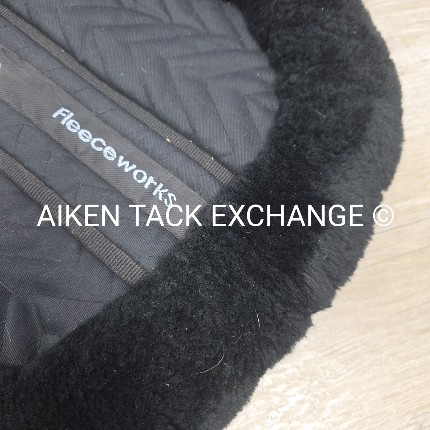 Fleeceworks FXK Technology Sheepskin Dressage Saddle Pad with Full Trim