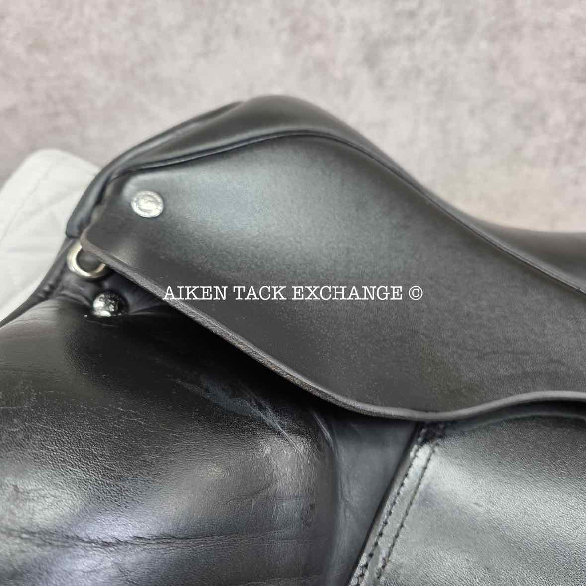 2018 Custom Saddlery Signature Steffen's Advantage Monoflap Dressage Saddle, 19" Seat, Adjustable Tree, Wool Flocked Panels