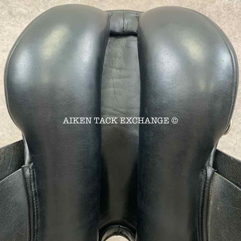 Mystic by Smith-Worthington Dressage Saddle, 17.5" Seat, Medium Tree, Wool Flocked Panels