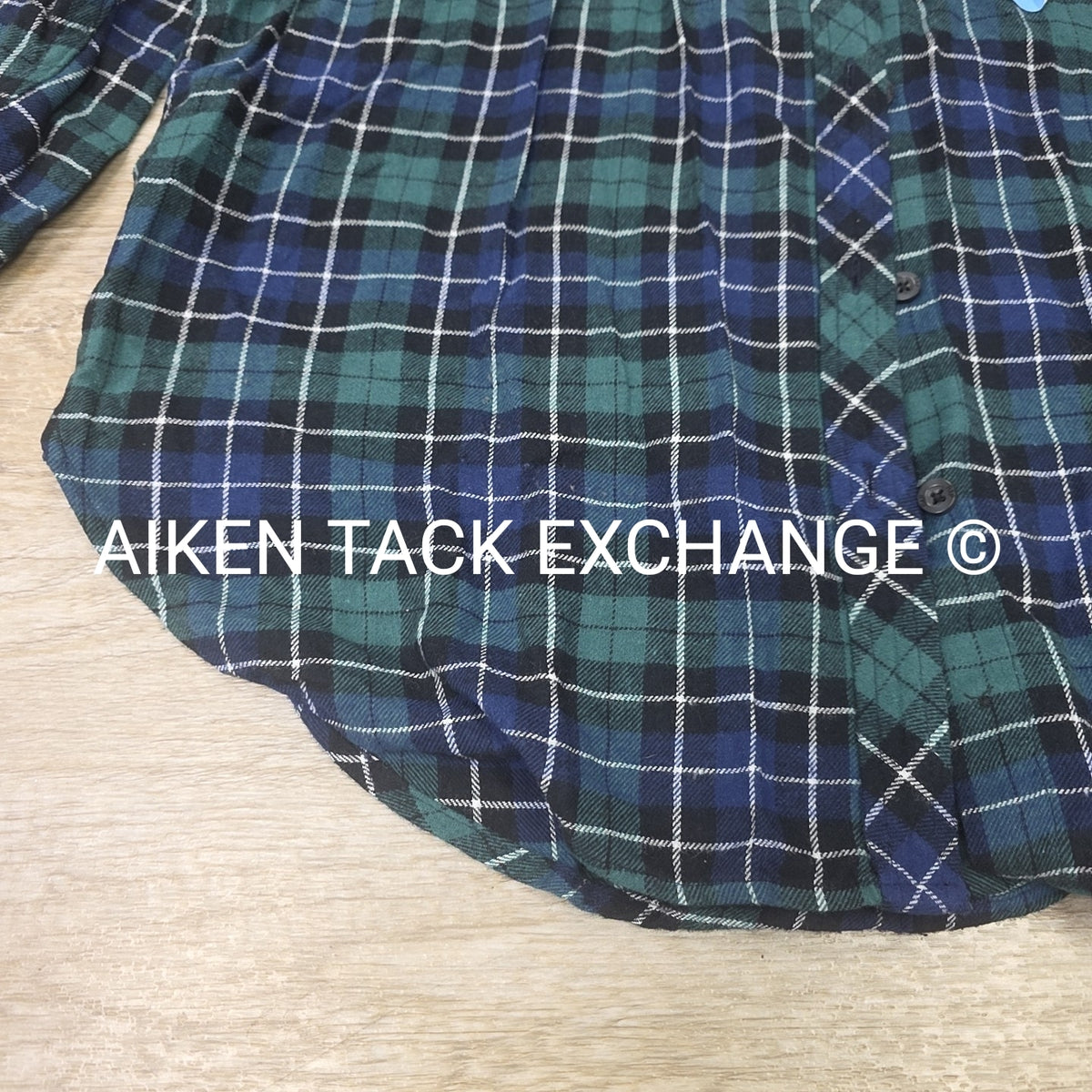 GAP Relaxed Fit Flannel Top, Size Large