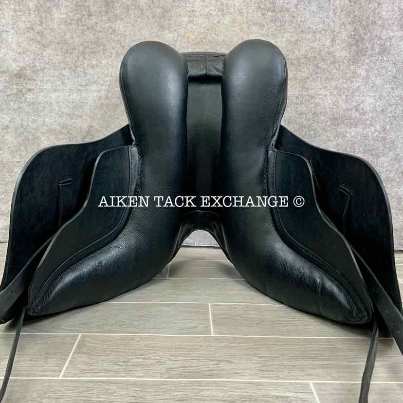 **SOLD** 2015 JRD Bella Dressage Saddle, 17" Seat, Medium Wide Tree, Wool Flocked Panels