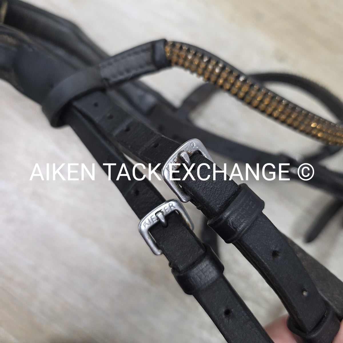 BARGAIN BUNDLE: 2 Dressage Bridles, No Reins, Black, Size Cob & Full