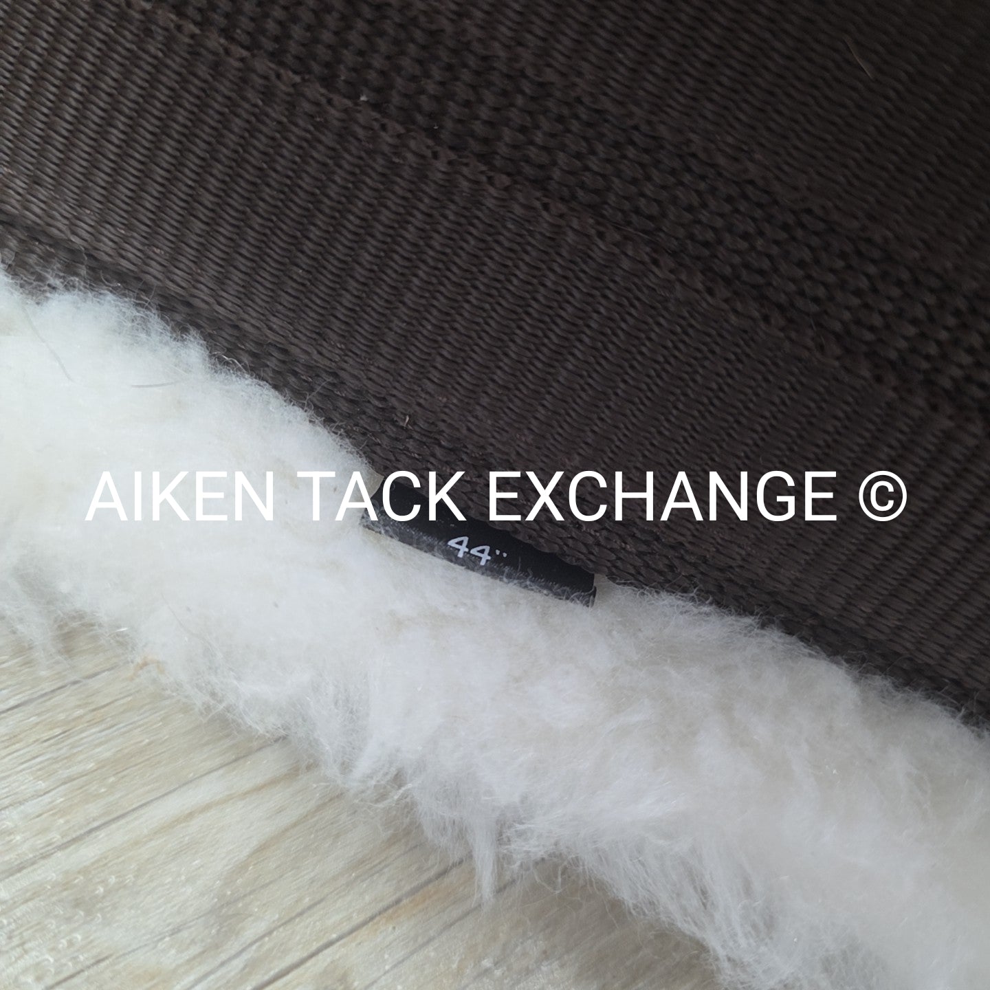 Fleece Girth with Double End Elastic, Brown, 44"