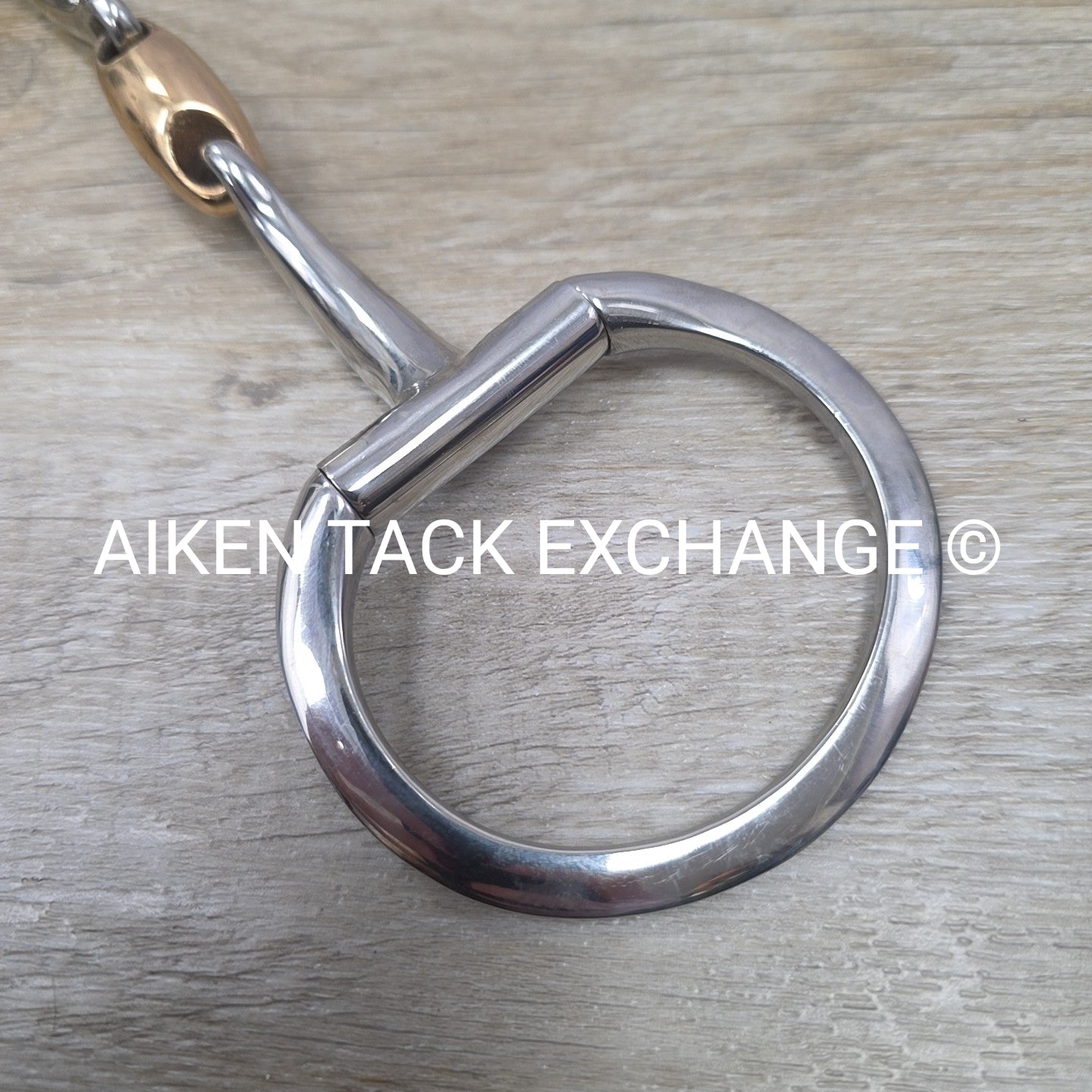 Korsteel Double Joint Copper Oval Link Eggbutt Bit 5.5"