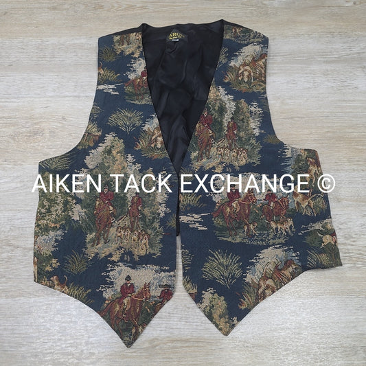 Von Baron Vest w/ Hunt Scene, Women's XLarge