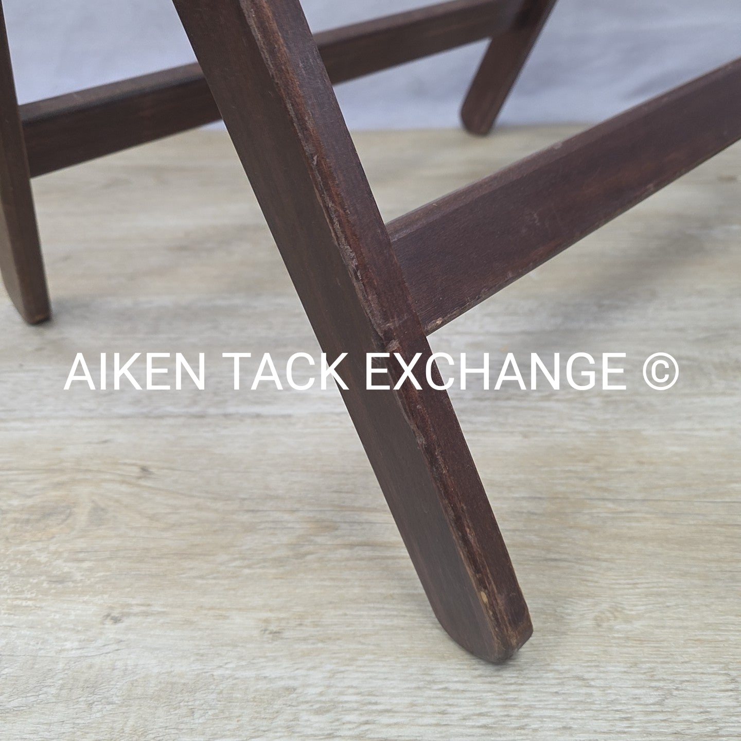 Beval Wood Portable Folding Saddle Stand