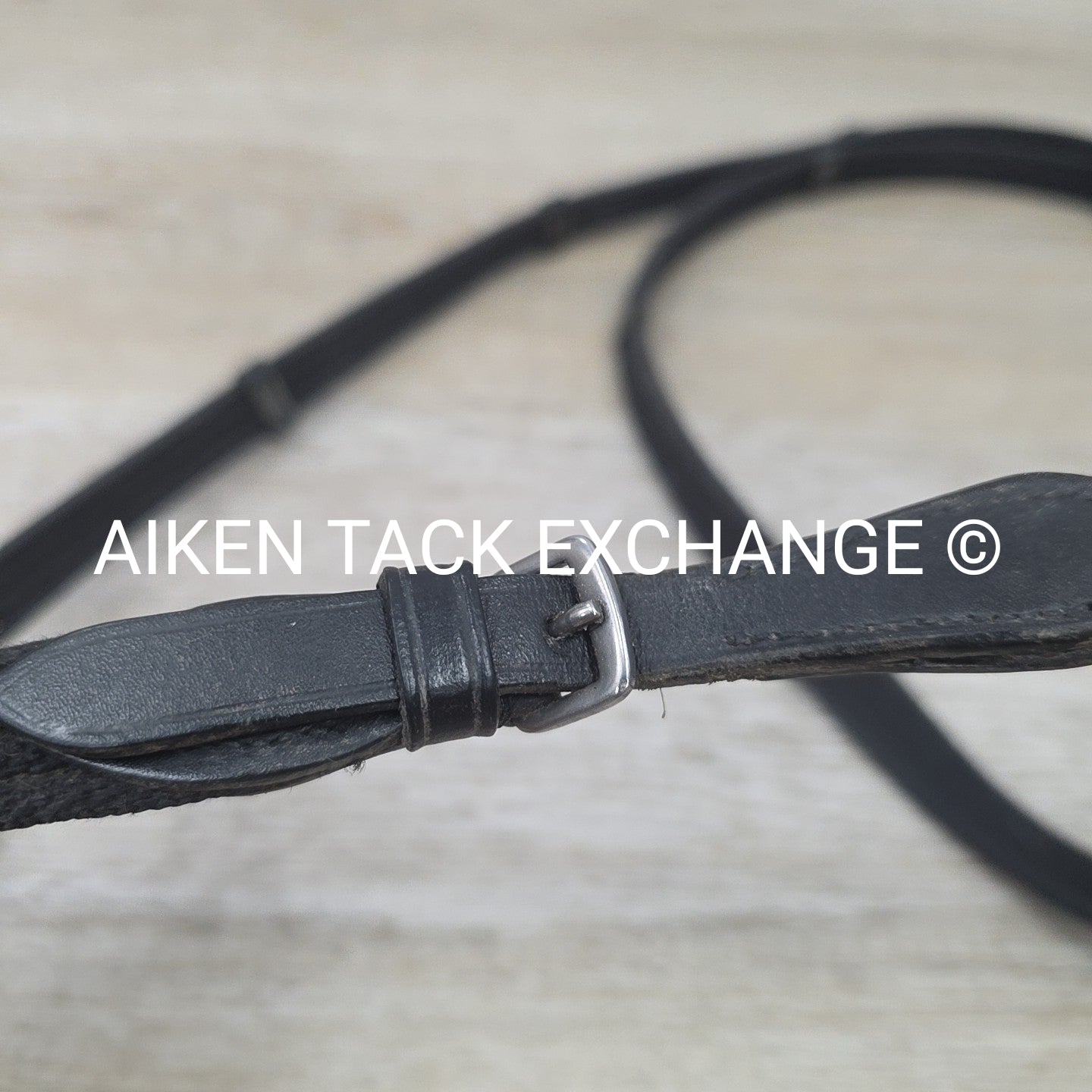 Cotton Web Reins, Black, 58"