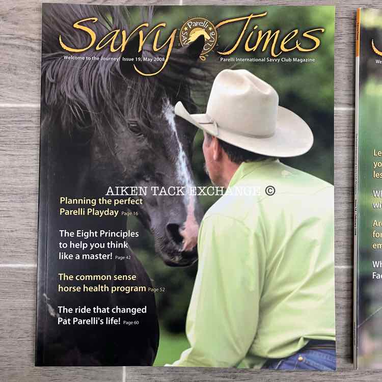 Parelli Savvy Times Magazines: February, May, August, & November 2008