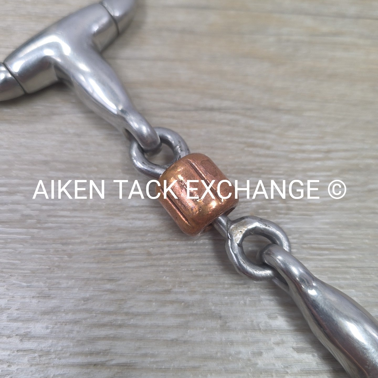 Double Joint Eggbutt Bit with Copper Roller 5"