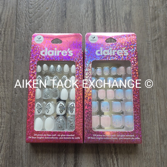 Claire's Press-On Nails (2 Sets) - 24 Count Each (48 Total)