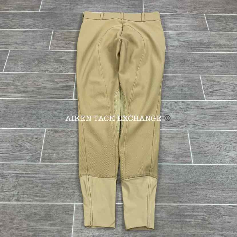 TuffRider Ribb Low Rise Knee Patch Breeches, Size 26