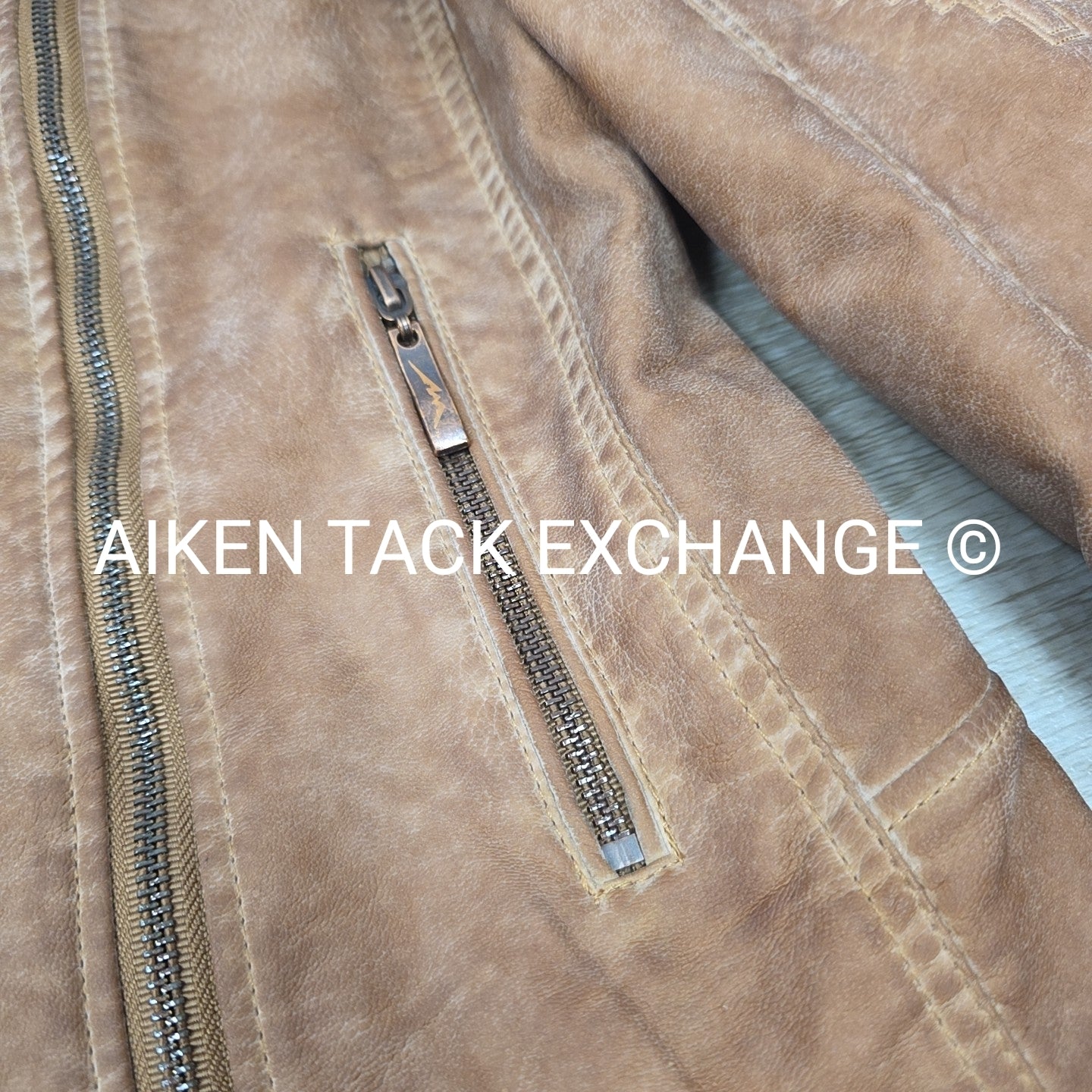 Montana Co. Faux Leather Jacket, Size Small