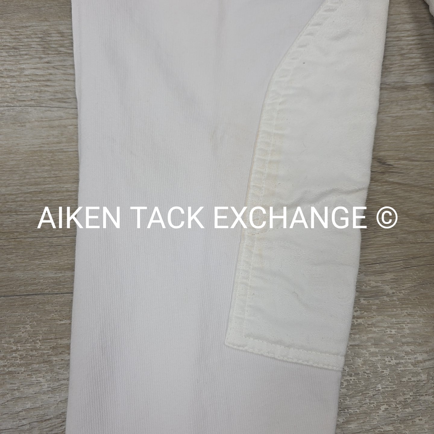 TuffRider Front Zip Cotton Knee Patch Breeches, Men's 34