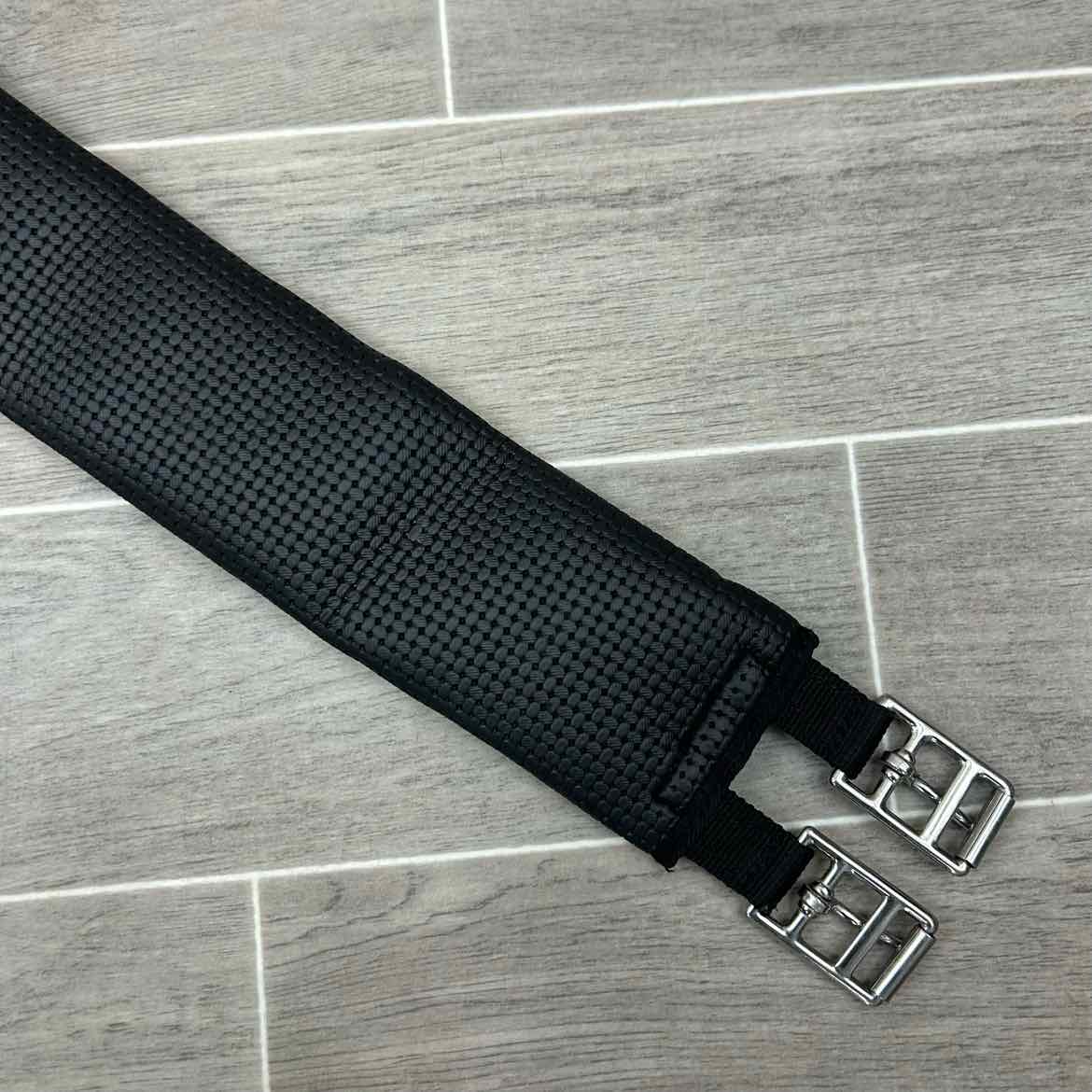 Wintec Long Elastic Girth, Black, 46"