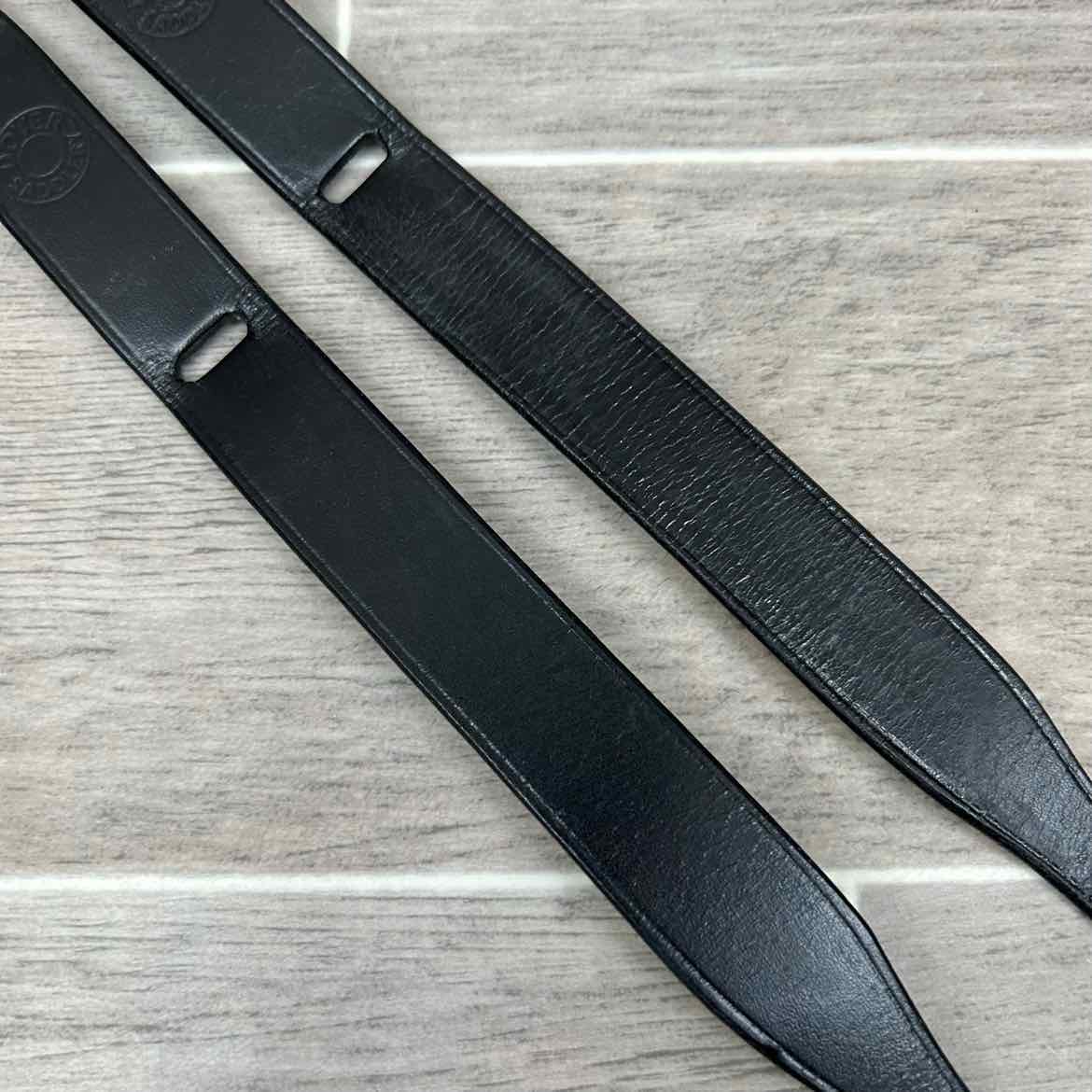 Dover Saddlery Garter Jodphur Straps, Black, Size Medium