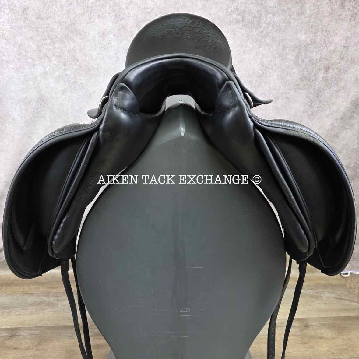 2000 Schleese CHB Dressage Saddle, 17.5" Seat, MW/W Tree, Wool Flocked Panels