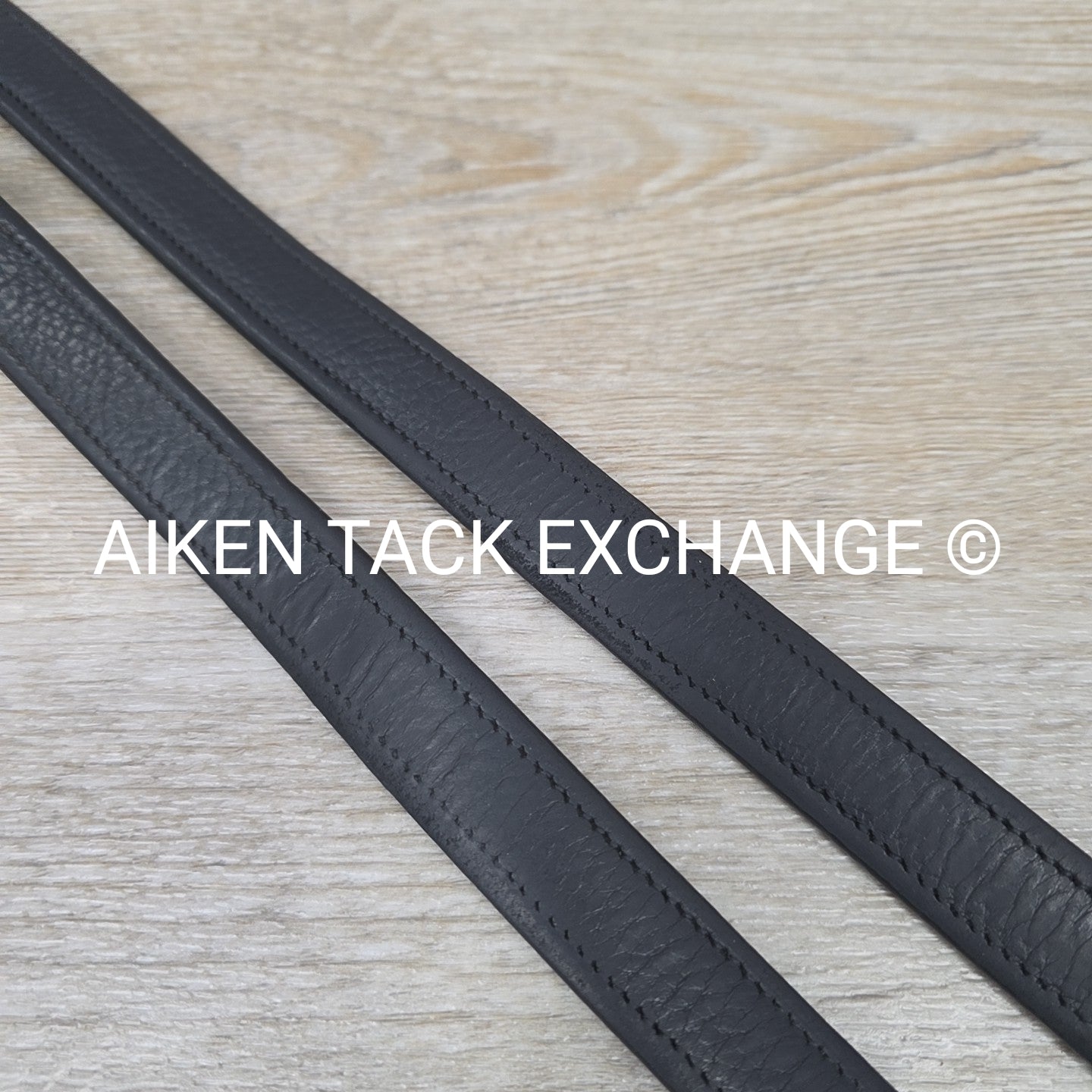 Bruno Delgrange Nylon Lined Stirrup Leathers, Black, 165 cm / 65"
