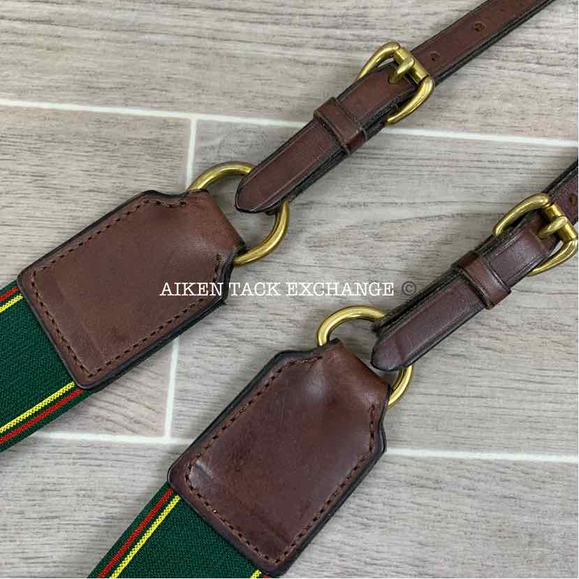 Thornhill Elastic Breast Collar Breastplate, Brown/Brass, Size Full, Brand New