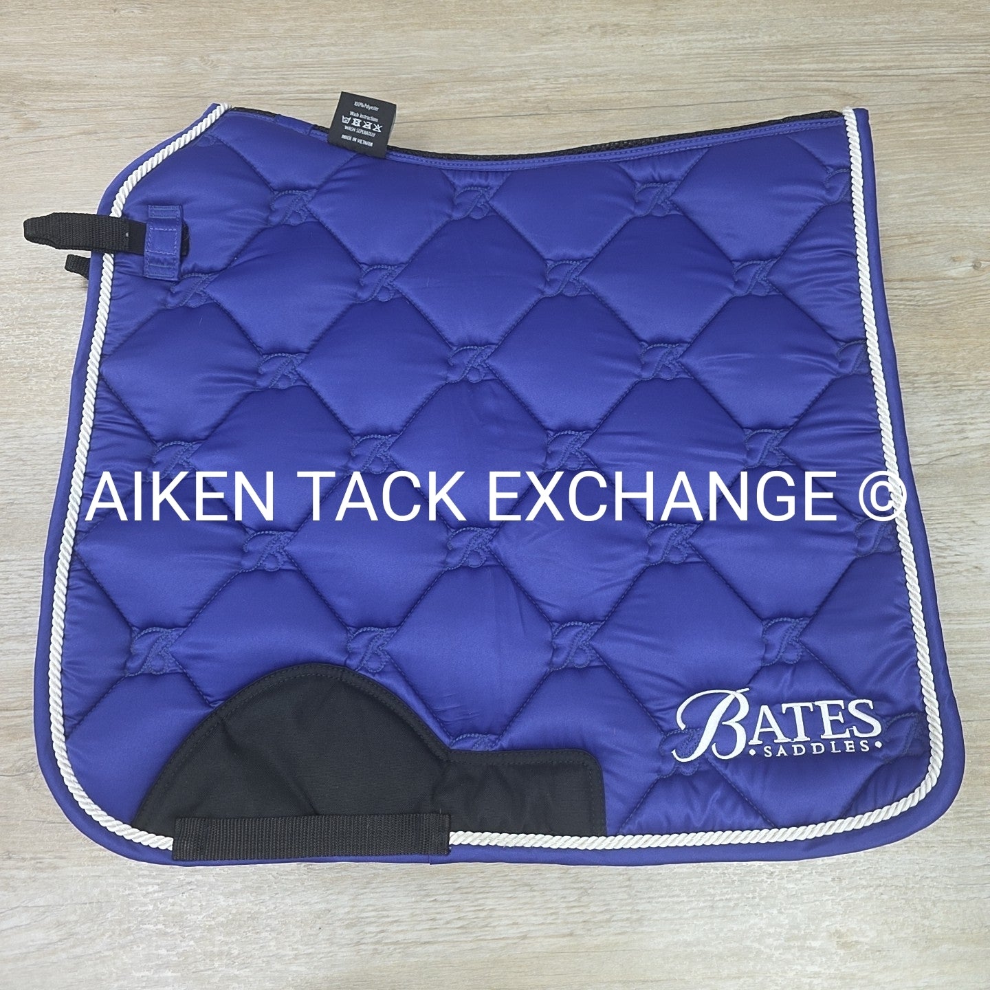 Bates Dressage Saddle Pad with Logo Embroidery - Size Full