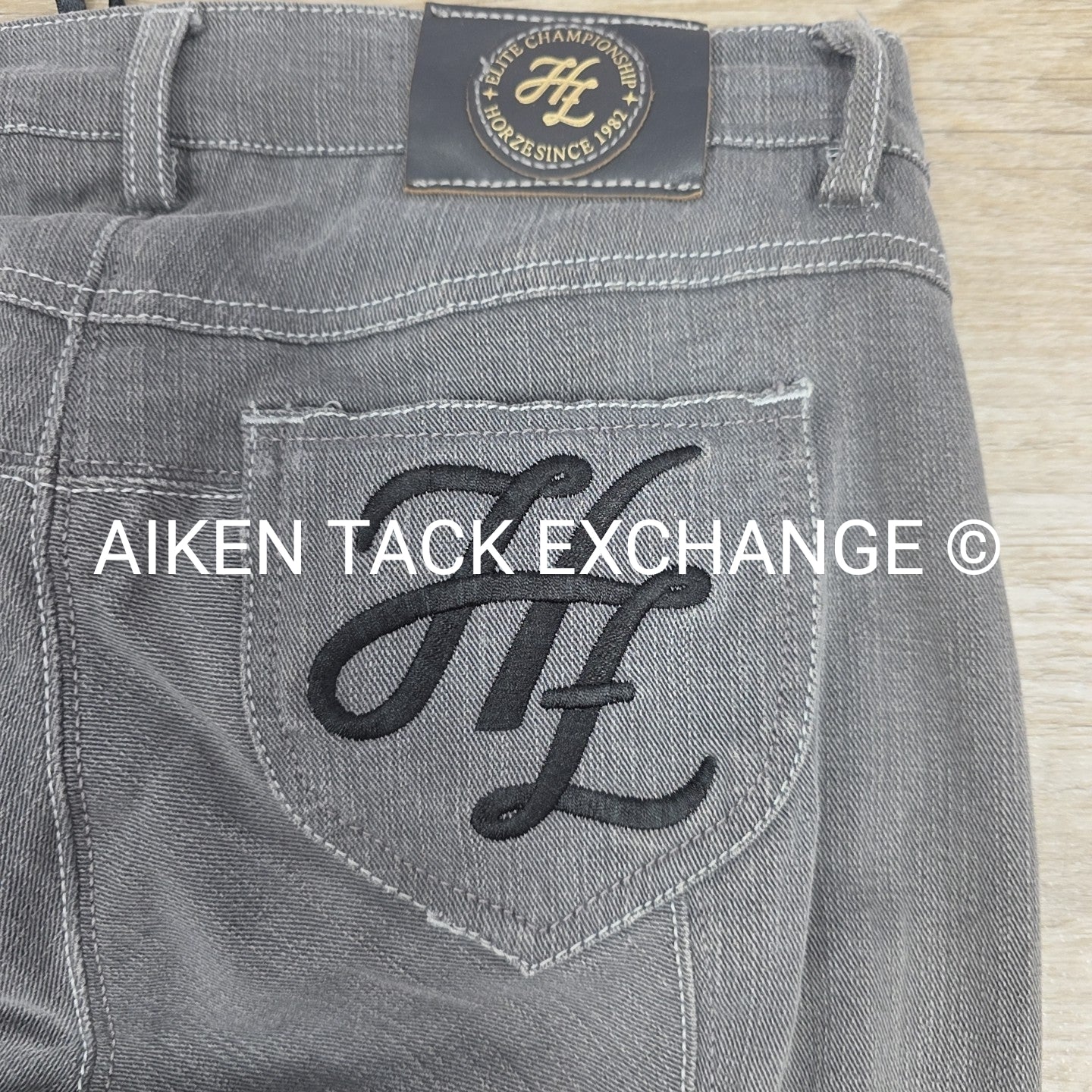 Horze Denim Knee Patch Breeches, Size XS