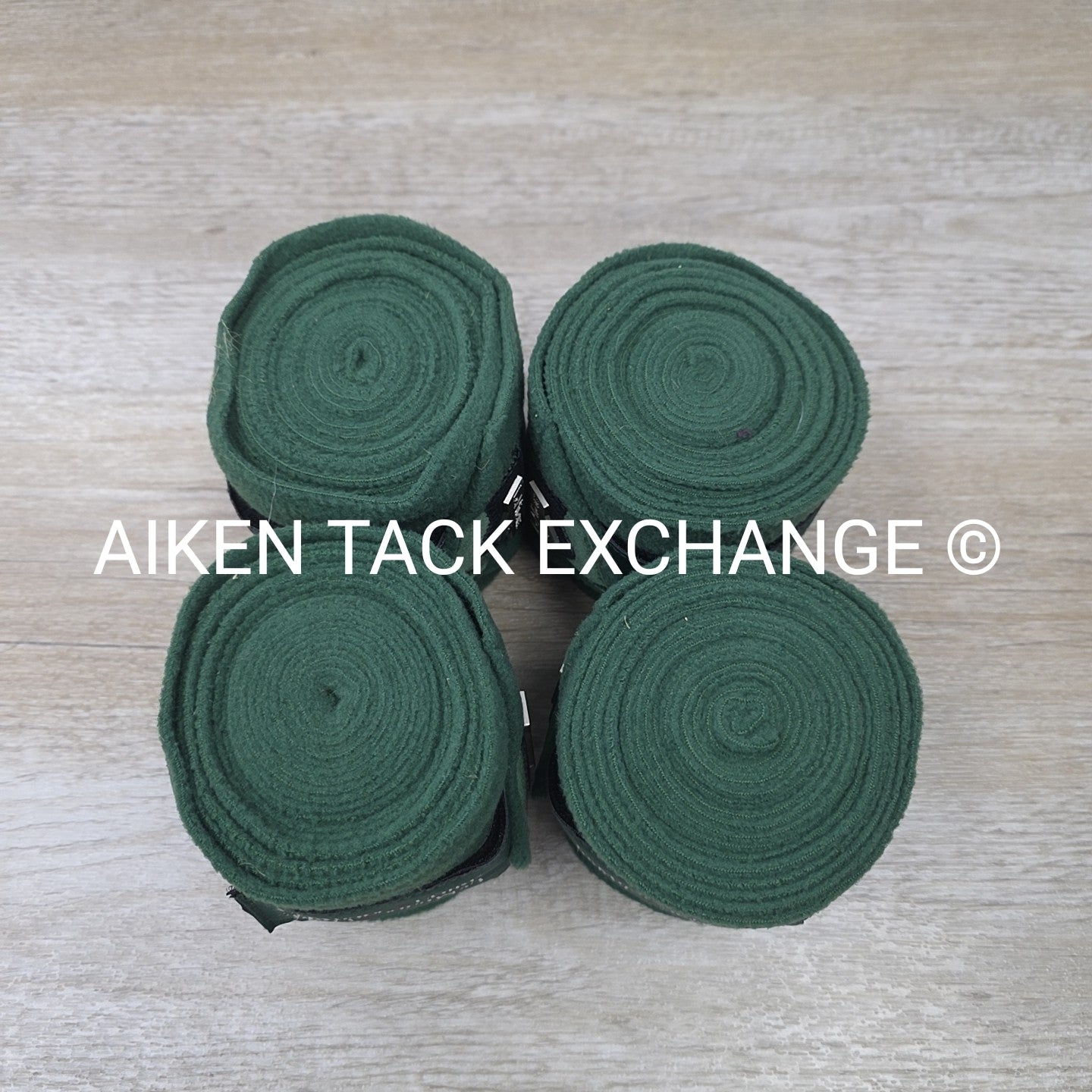 Lemieux Loire Polo Wraps, Hunter Green, Set of 4